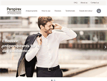 Tablet Screenshot of perspirex.com