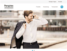Tablet Screenshot of perspirex.de